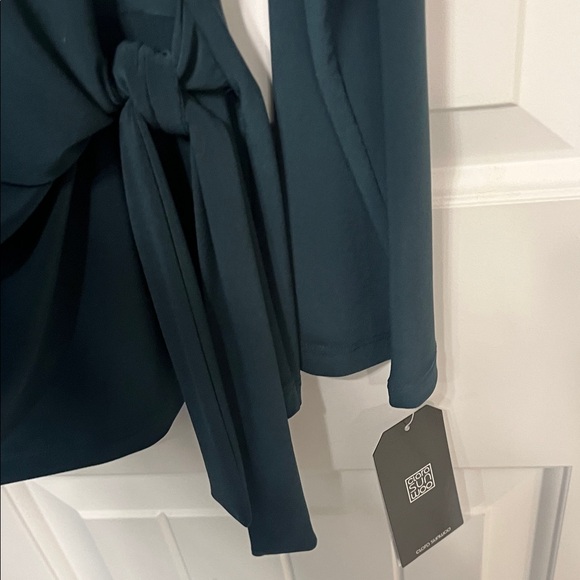 Women's HunterGreen Pantsuit - Picture 2 of 5